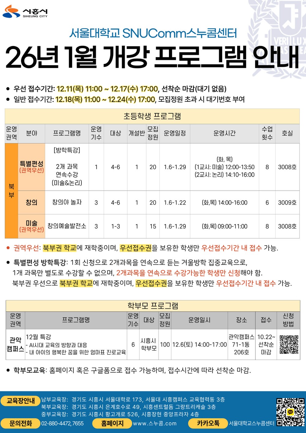 시흥시-서울대 교육협력사업 ‘스누콤’, 첫 방학 특강 진행