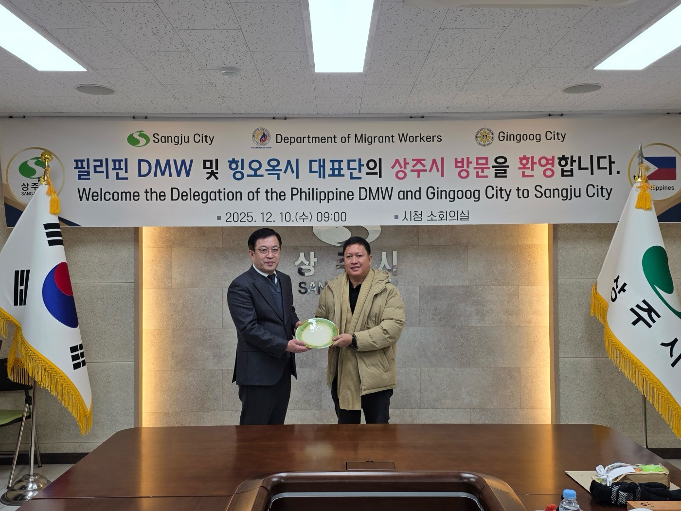 필리핀 이주노동부 및 힝오옥시 대표단, 상주시 방문