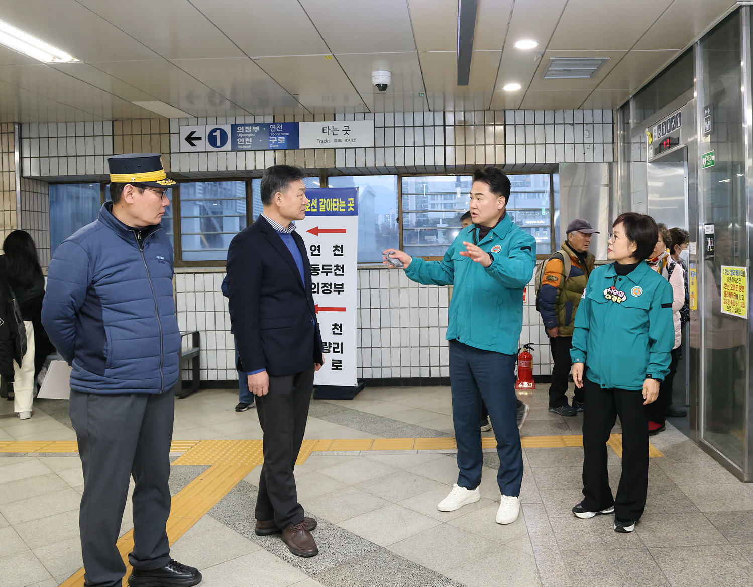 창동역 1‧2번 출구 외부 이동통로 폐쇄… 역사 내부 임시 통로 마련