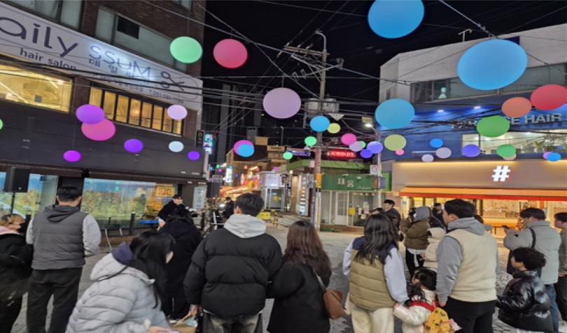 부산대학로 Re:naissance 빛거리, 12월 거리공연으로 추위 녹인다