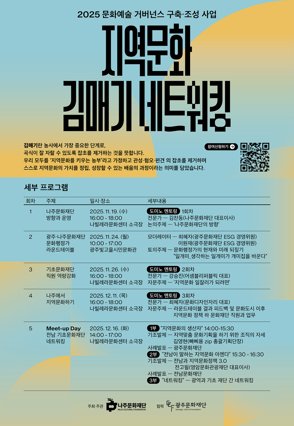 나주문화재단, 전남·광주 문화재단과 협력 강화