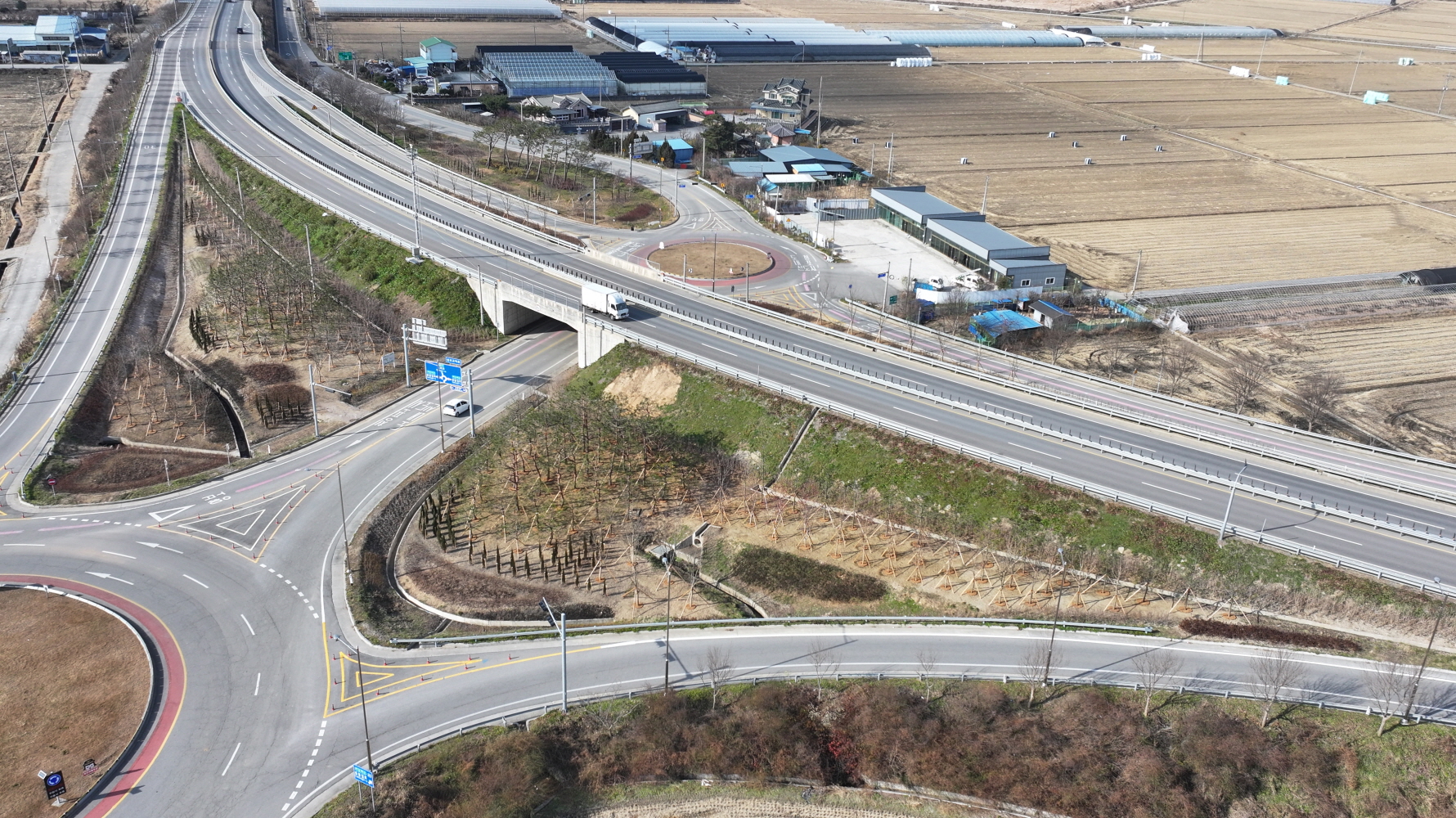 예산군, 삽교교차로 기후대응도시숲 조성 완료