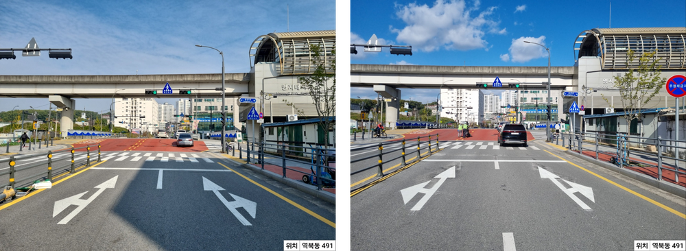 용인특례시 처인구, 지역내 주요 교차로에 보행자 안전 확보 위한 사업 마무리