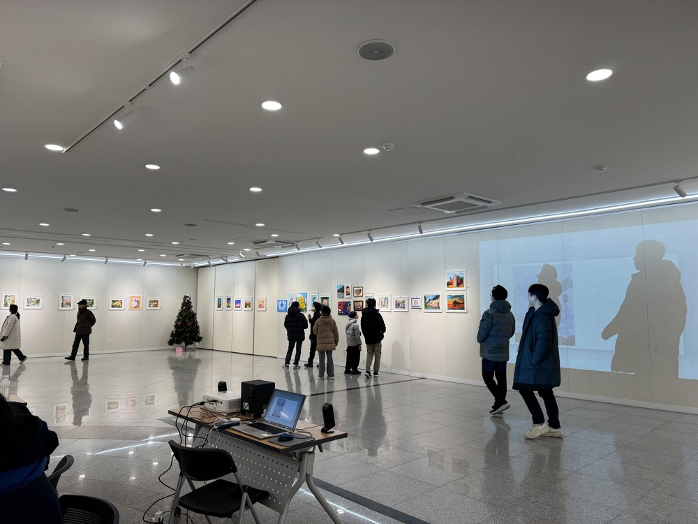 인천중구가족센터 결혼이민자 수채화 자조 모임 ‘바람의 화원’ 전시회 성료