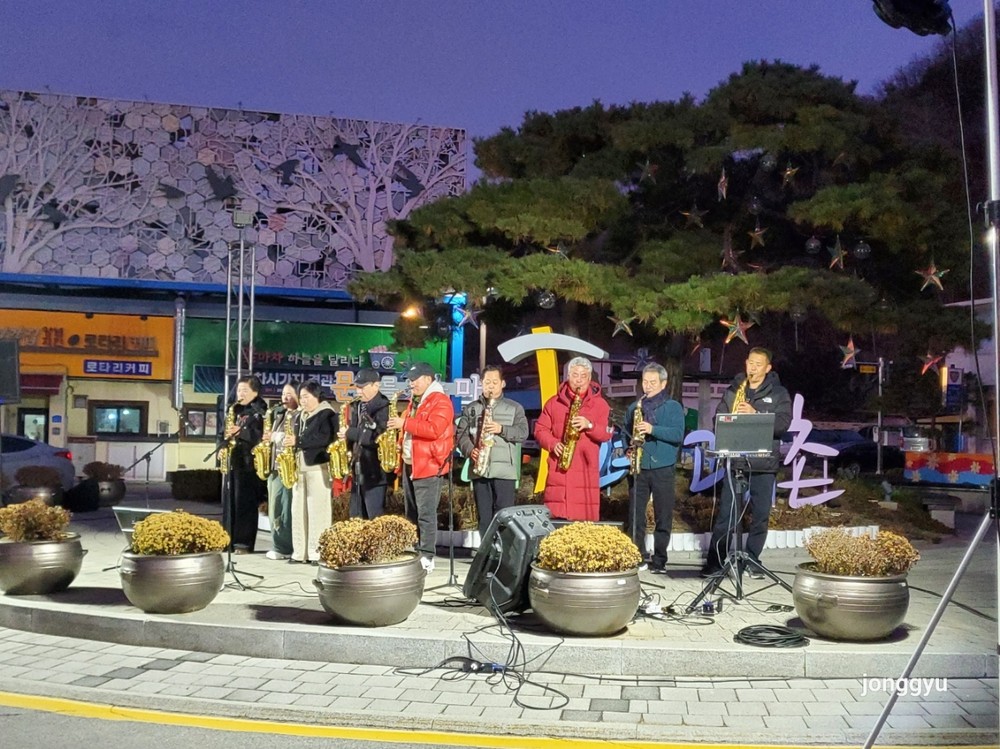 북면 마차 시가지 야간경관 조명 점등식 개최