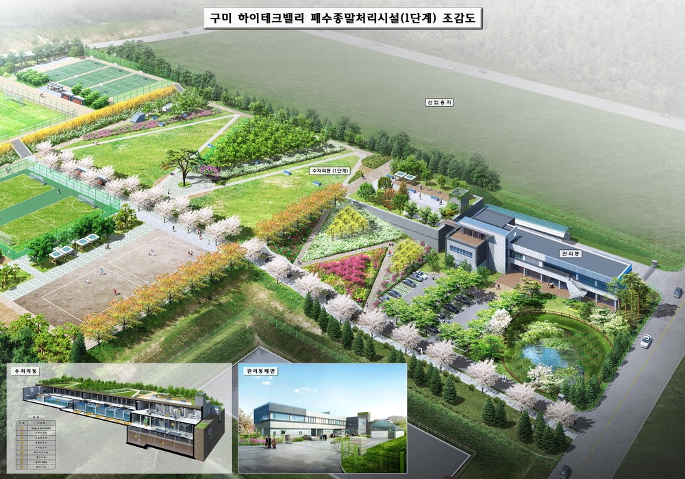 구미하이테크밸리 오폐수 처리비 톤당 1,500원으로 인하…기업부담 확 준다
