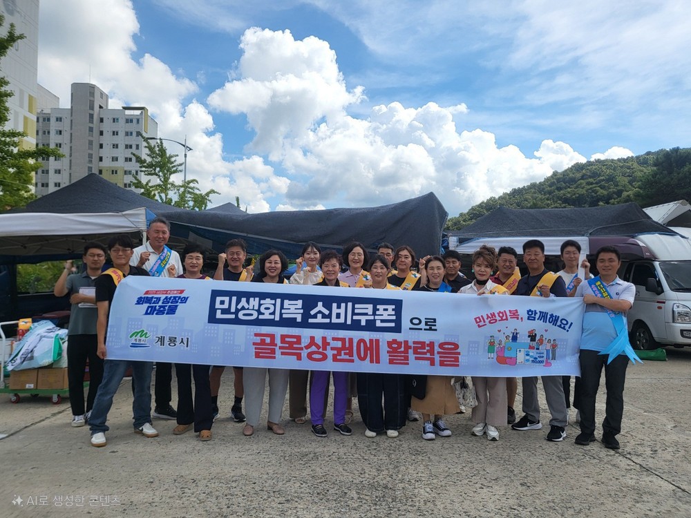 계룡시, 민생회복 소비쿠폰 집행 최우수 지자체 선정