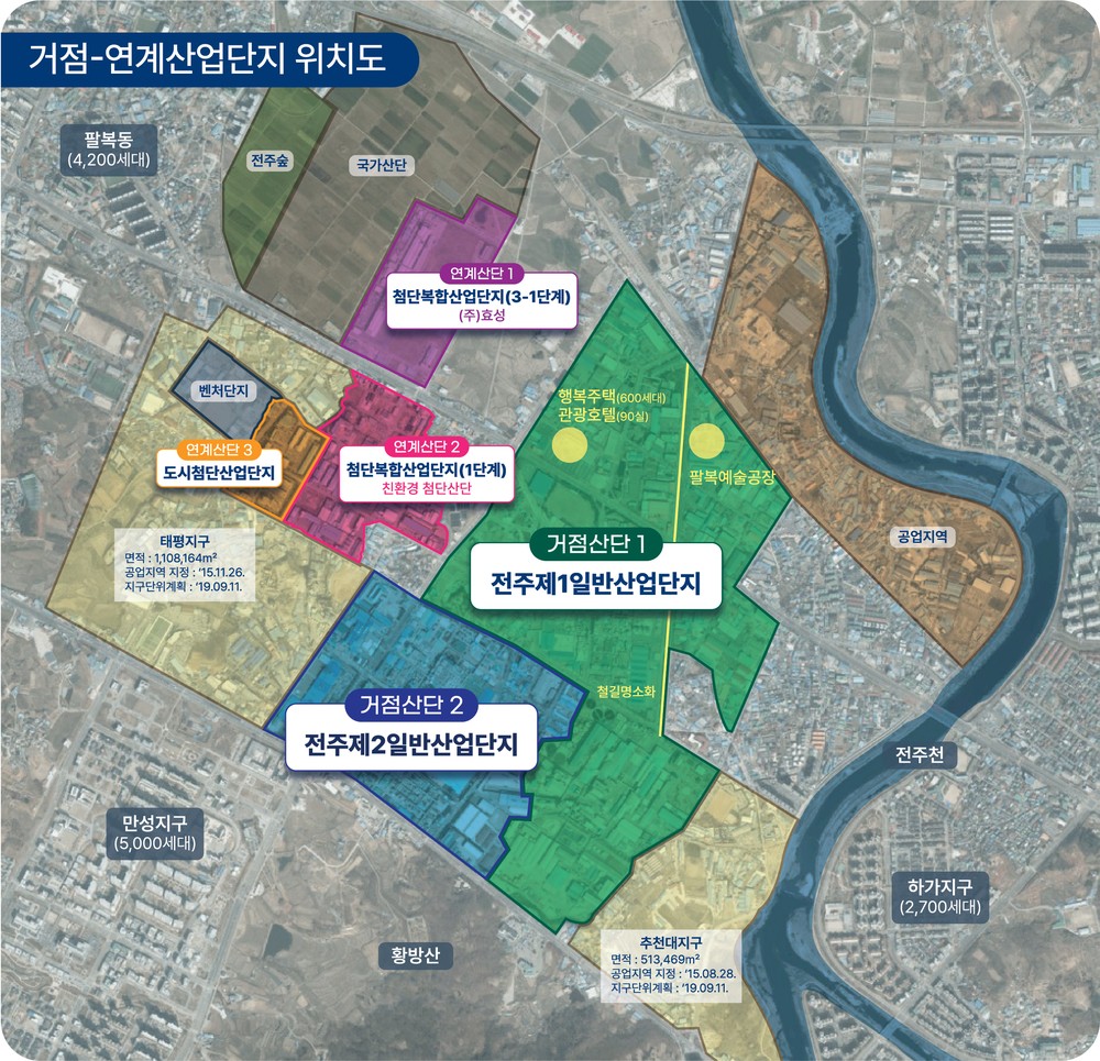 노후화된 전주 산단, 경쟁력 갖춘 미래산단으로 바뀐다!