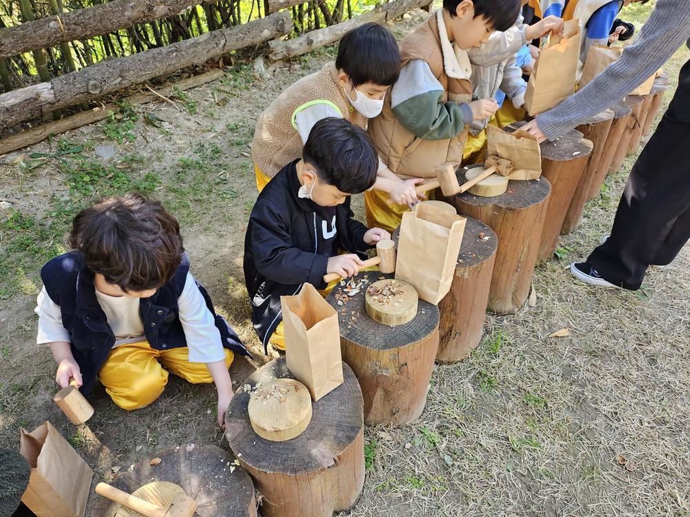 연수구, 유아숲 체험 연계 ‘목재 체험프로그램’ 성료