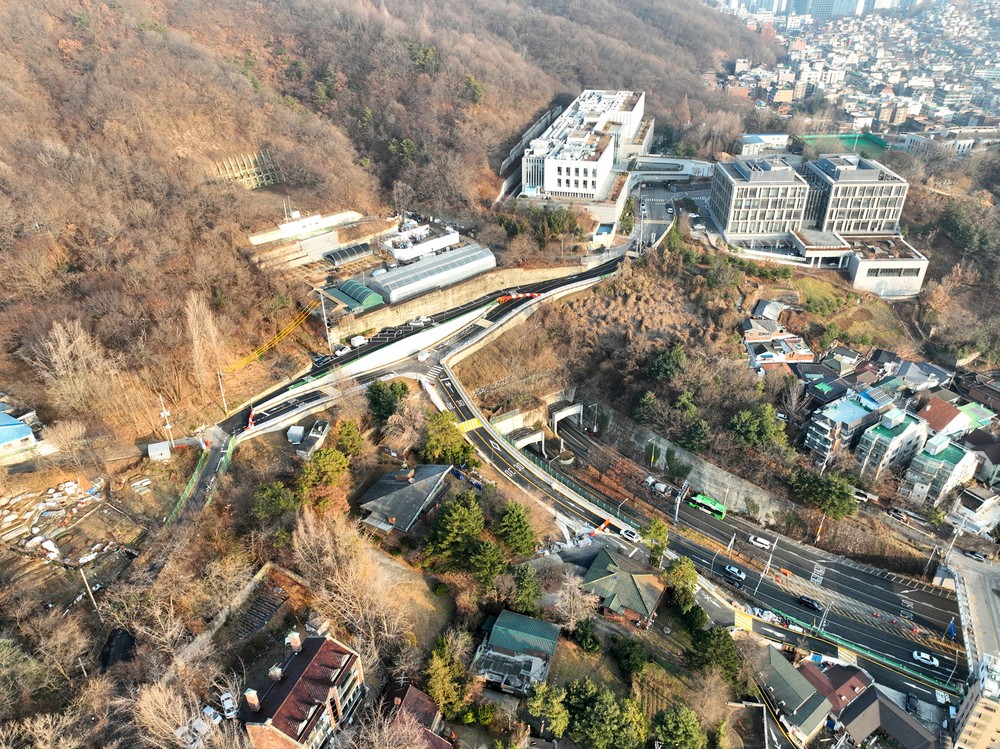서대문구 신촌동 금화터널 인근 도로개설 완료..이달 23일 개통
