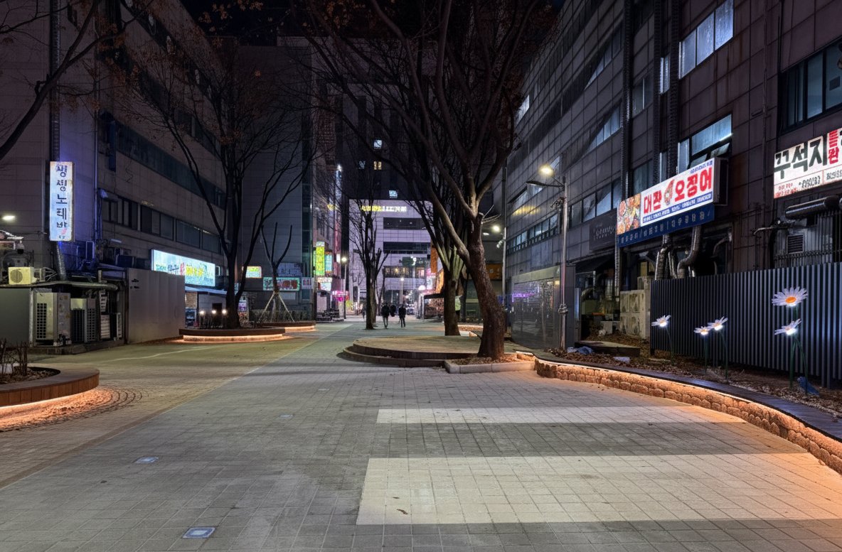 연수구, ‘연수동 야간 특화거리 조성사업(2차)’ 준공