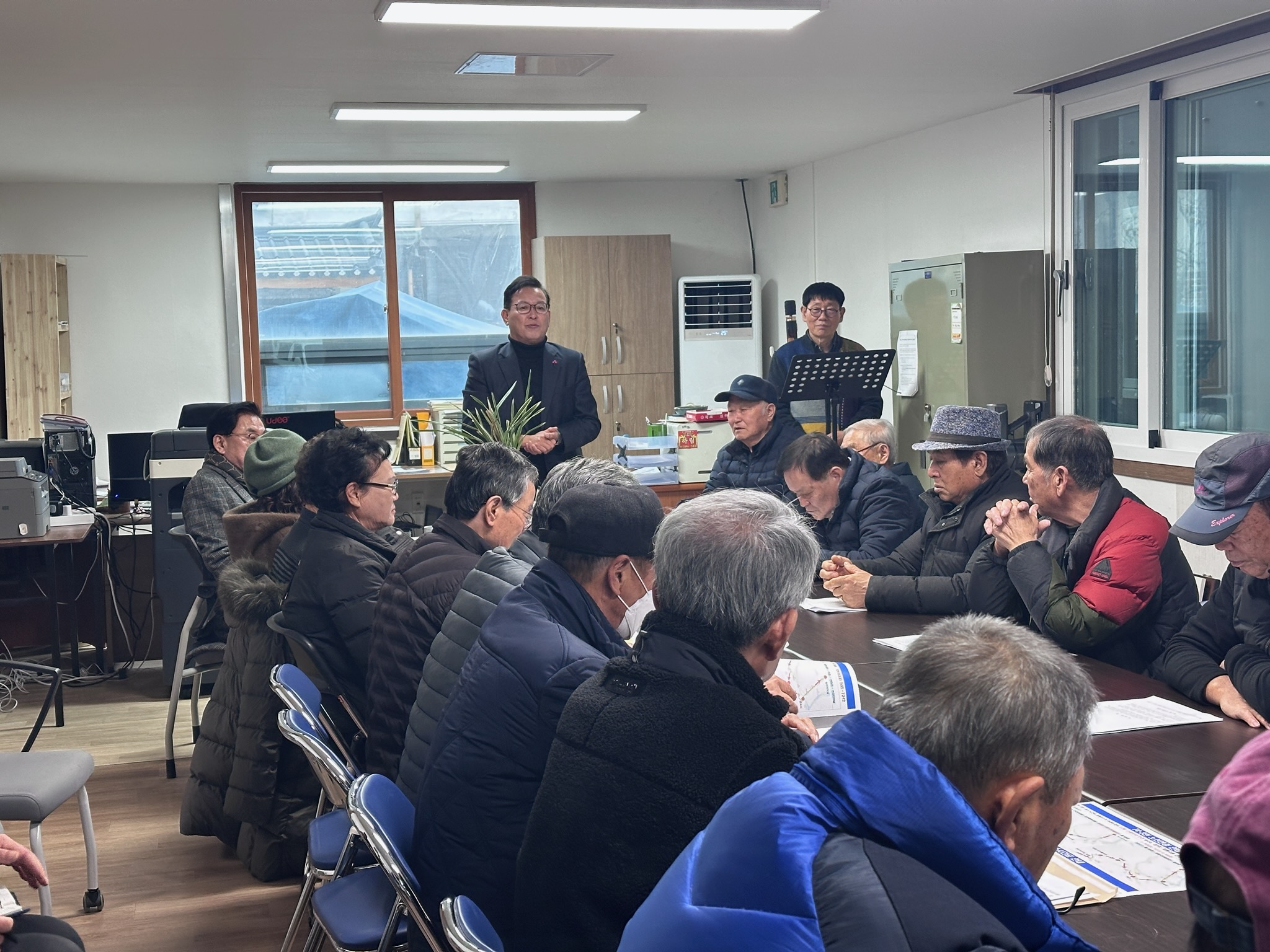 가평 상면 행정복지센터, 노인회 상면분회 안부 방문