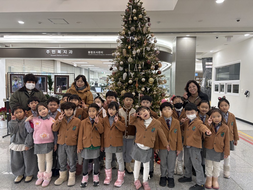 보덕유치원, 작은 손길로 훈훈한 연말맞이