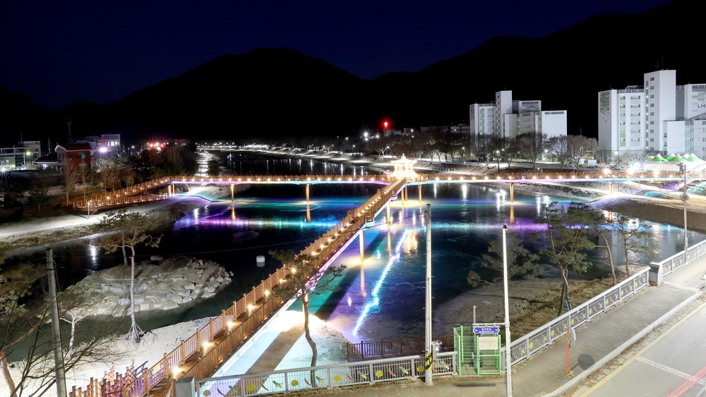 괴산 동진천·성황천 에코브릿지 개장…수변관광 새 축