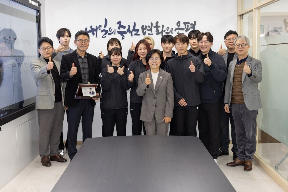 은평구, 인라인롤러 선수단 격려 간담회 개최