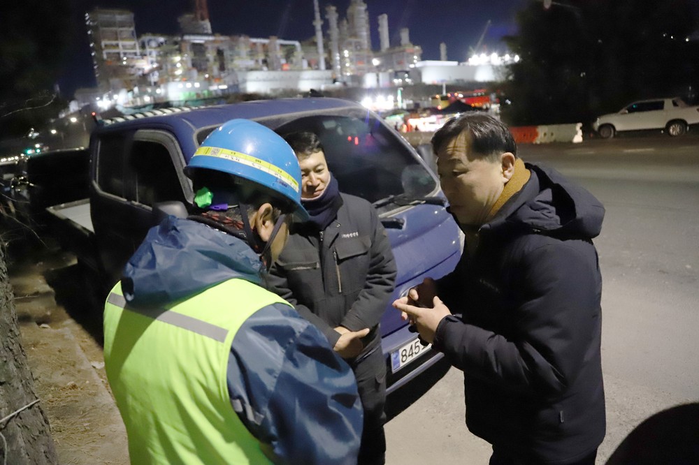 김종훈 동구청장 새벽시간 노동자 고충 청취