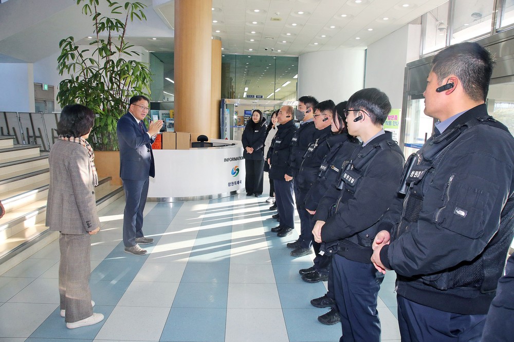 장금용 창원특례시장 권한대행, 연말 현장근무자 격려