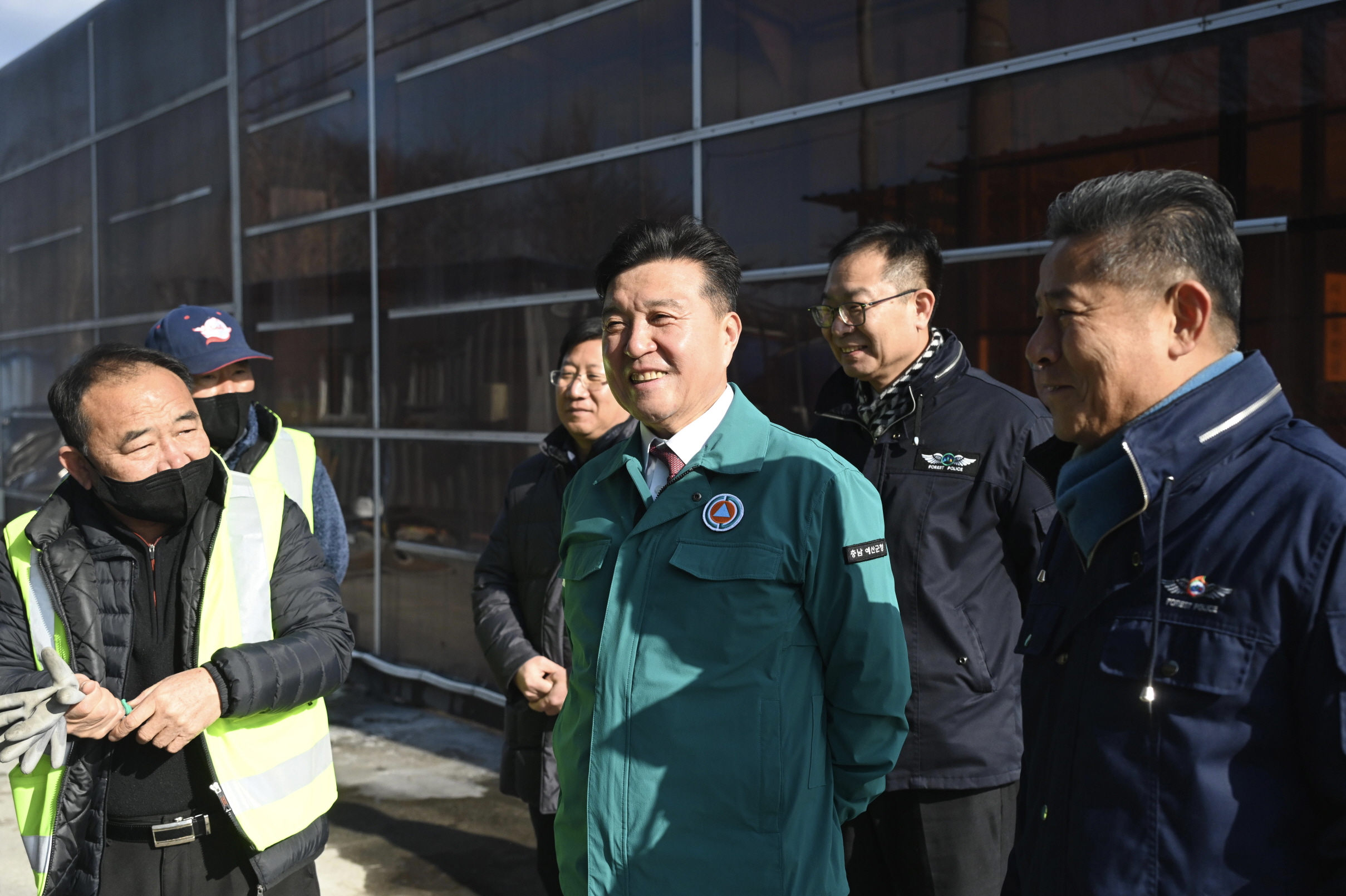 최재구 예산군수, 새해 첫 현장으로 가축전염병 차단 거점소독시설 방문