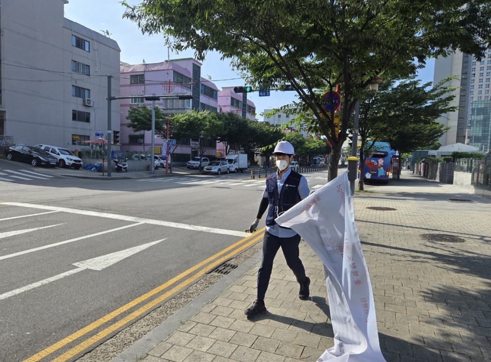 인천 중구, 불법 유동 광고물 정비 기간제근로자 채용