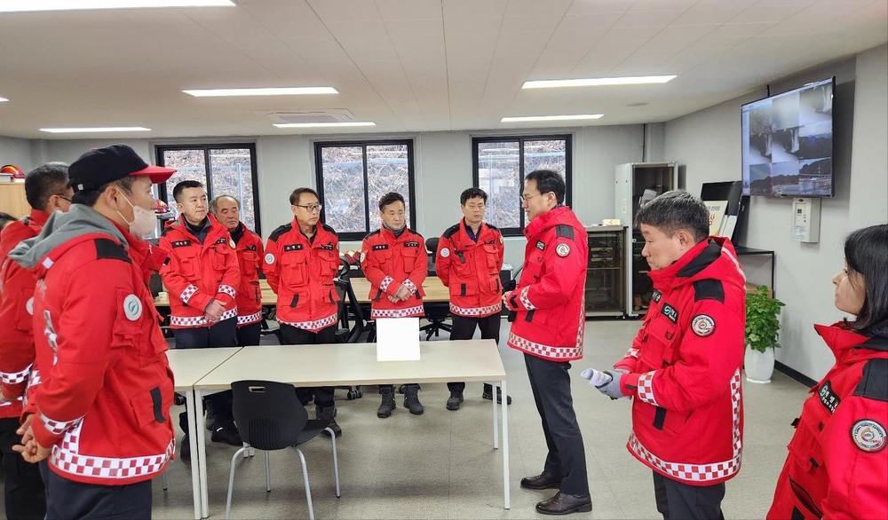 의령군, 표주업 부군수 새해 첫날 산불대응태세 점검