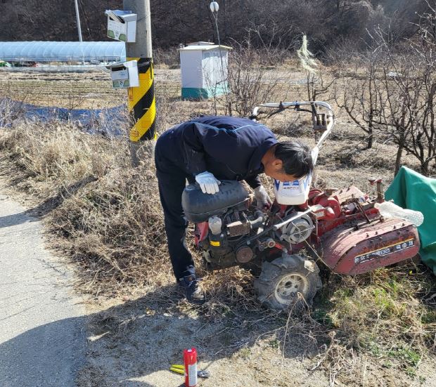 계룡시, 겨울철 농업기계 보관·관리 집중 안내