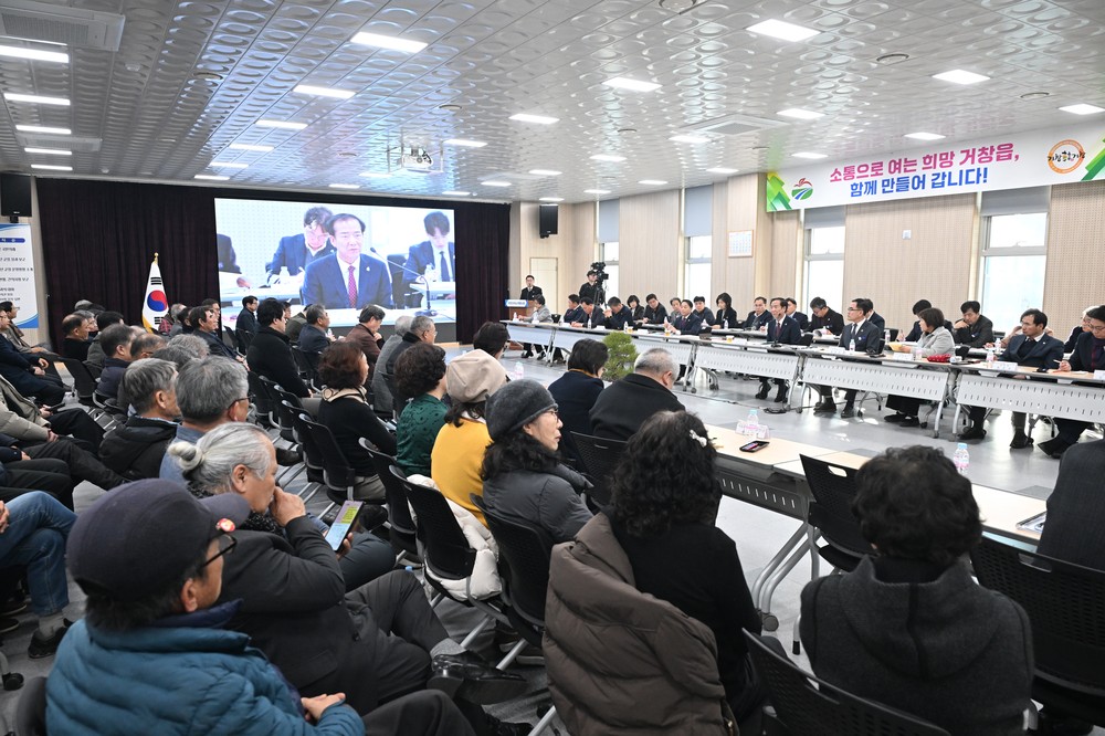 “현장에서 답을 찾는다” 구인모 거창군수, 새해 읍면순방 돌입