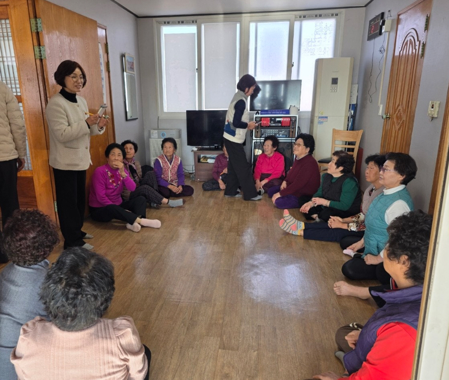 정현영 대산면장, ‘마을순회 좌담회’ 진행