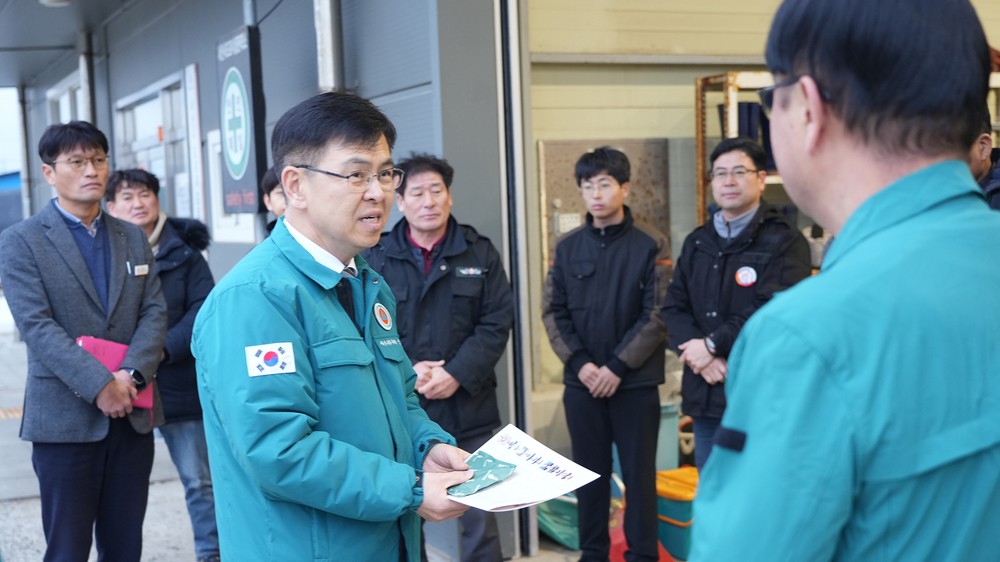 신필승 서산시 부시장, 겨울철 제설 대책 점검