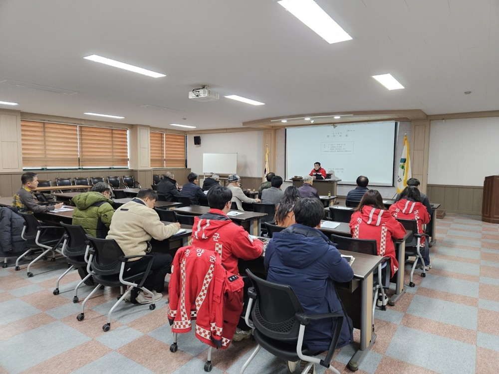 한국밤재배자협회 청양군지회, 2026년 밤 산업 업무 추진 협의…산림소득 및 드론 방제 지원사업 변경사항 안내