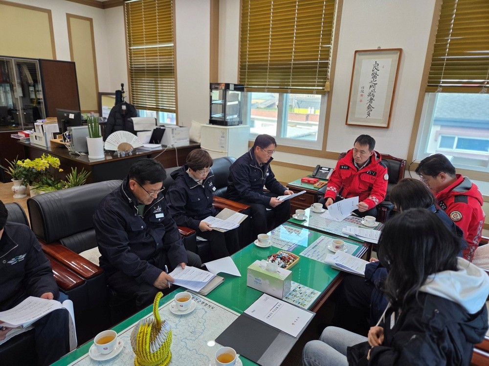 야로면, 합천군 부군수 산불예방 추진 상황 점검 방문