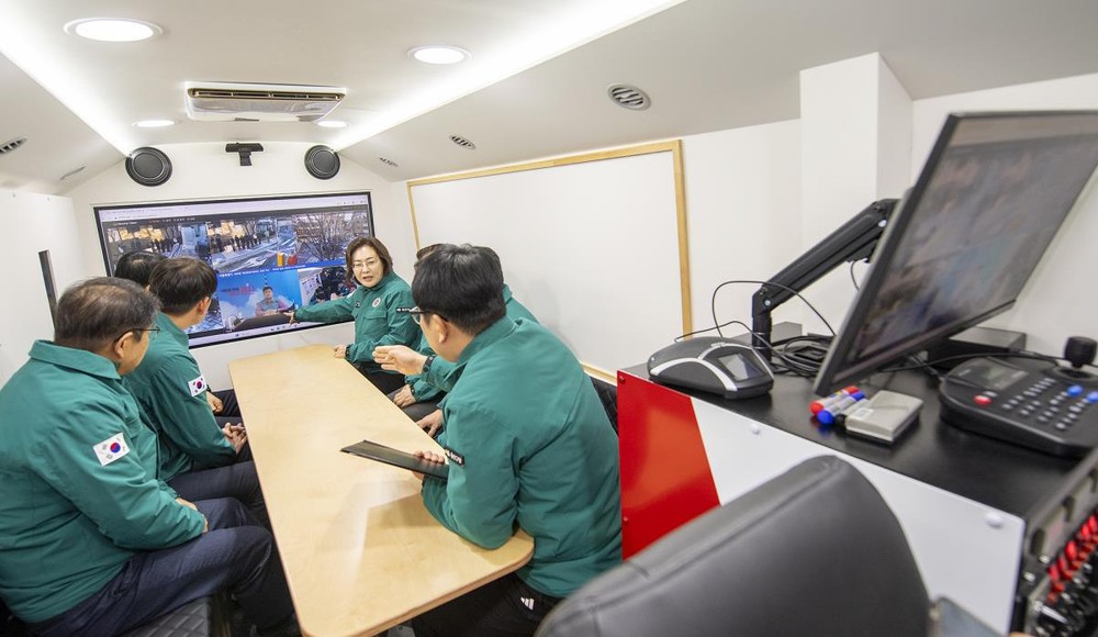 용산구, 재난현장지휘버스 본격 가동