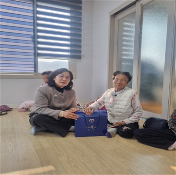 고성군 영현면, 100세 이상 노인 방문상담 실시