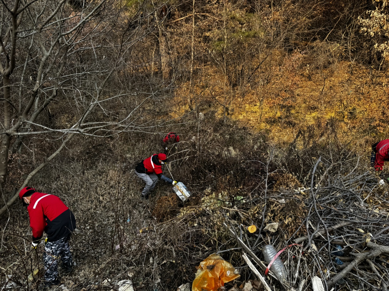 덕곡면, 산불감시원 인화물질 제거 및 환경정비 활동 실시