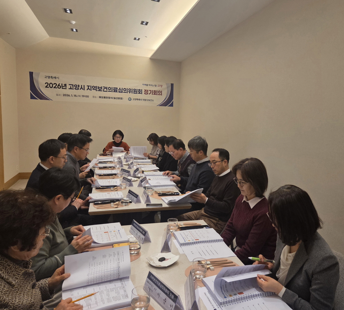 고양시, 지역보건의료심의위원회 정기회의 개최