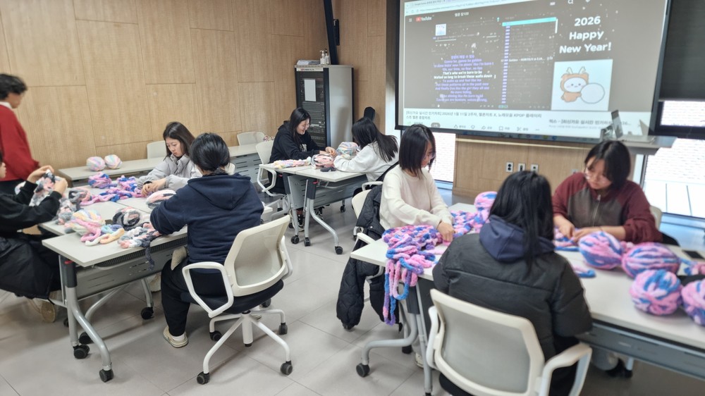담양군 담빛청소년문화의집, 겨울방학 맞아 ‘손뜨개 클래스’ 운영