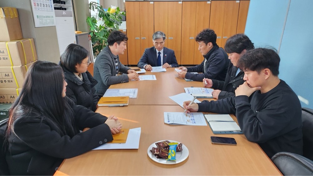 김영식 고창군 부군수, 농산물종합유통센터 현장 찾아