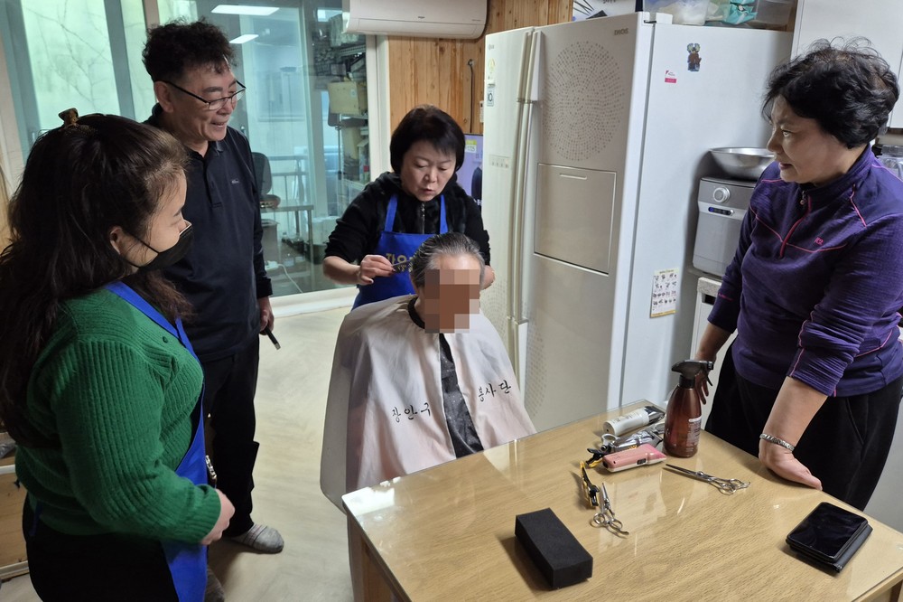 자유총연맹, 조원1동 찾아가는 이·미용 봉사 첫 실시