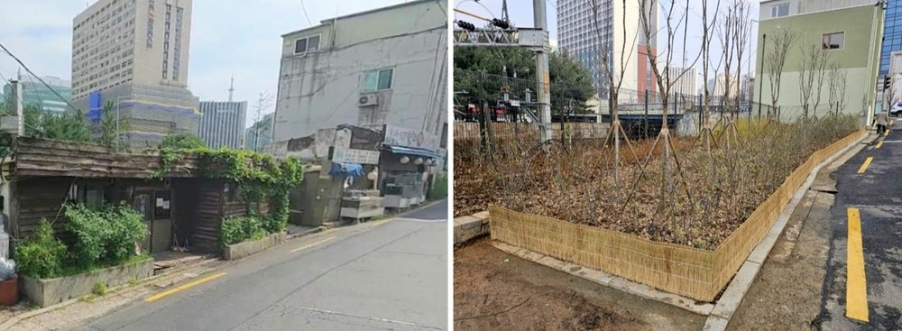 서대문구, 충정로역 인근 철로 변 무단 점유 완충녹지 복원