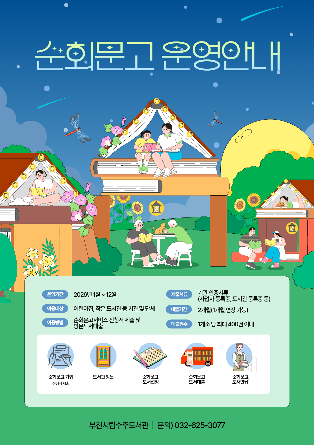 부천시립도서관, 2026년 순회문고 운영…맞춤형 도서 지원 확대