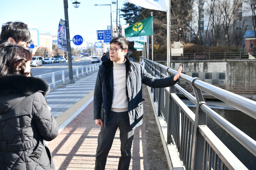 영통구, 도심 속 꽃길로 일상에 쉼 더한다, 꽃길 조성 대상지 현장 점검