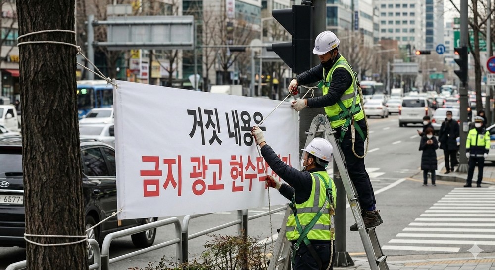 강서구, 불법·금지 광고물 근절 나서…위반 시 엄중 조치