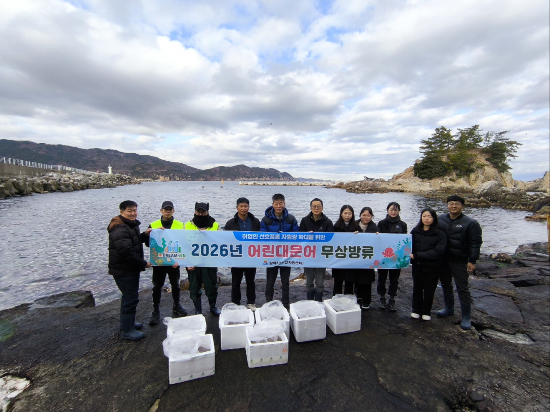 삼척시, 어린대문어 방류 및 종자생산 연구 박차
