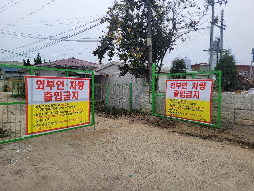 천안시, 설 연휴 가축전염병 차단방역 총력…‘24시간 비상대응’