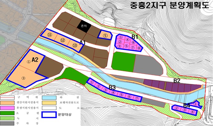 여수시, 여수국가산단 중흥·삼동지구 지원시설용지 분양