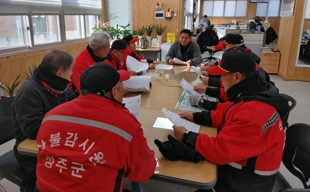 초전면, 2026년 봄철 산불감시원·산불전문예방진화대원 발대식 개최