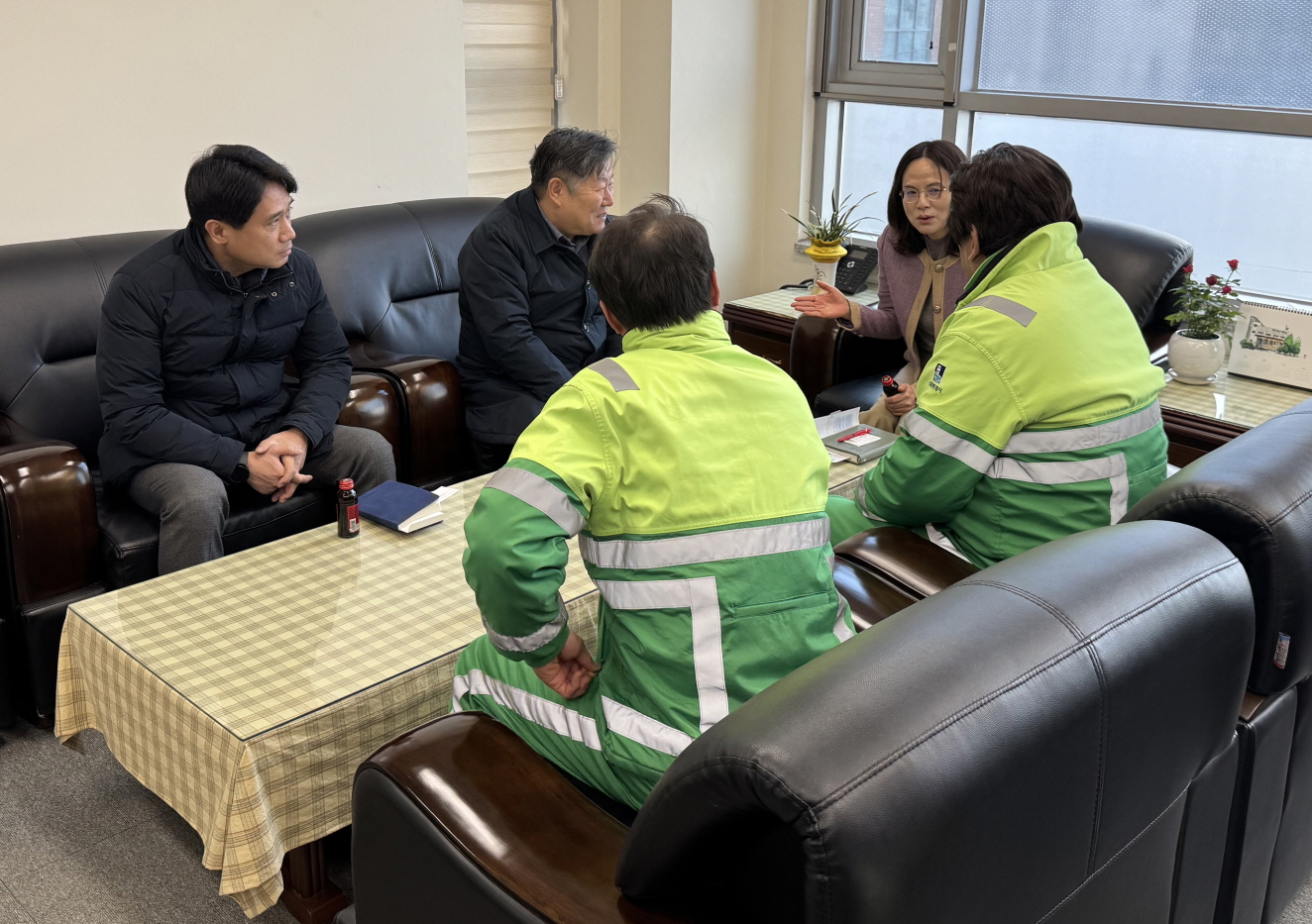 수원시 팔달구 화서1동, 생활폐기물 수거업체·환경관리원 간담회 실시