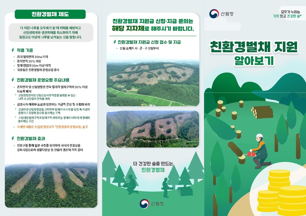 함양군, 친환경벌채 지원금 지급