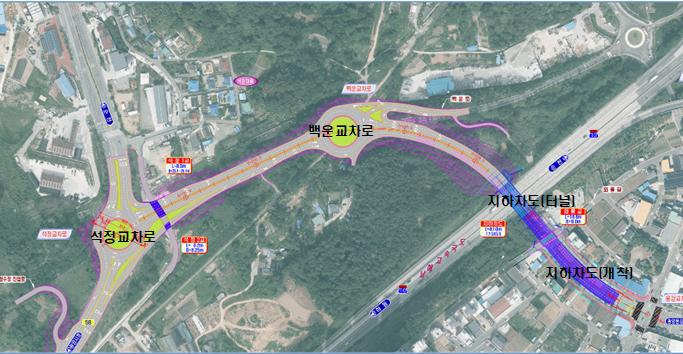 광양시, 광양읍 용강지구~용강정수장 간 도시계획도로 개설공사 착공