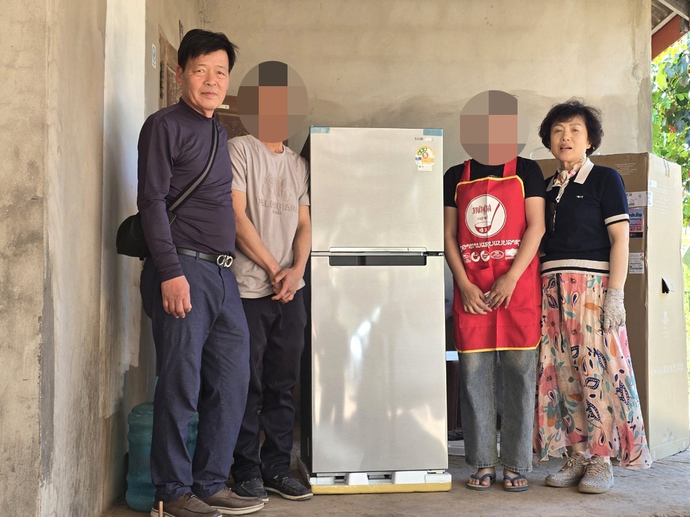 팔각산 절임배추 조합, 외국인 계절근로자에 냉장고 선물