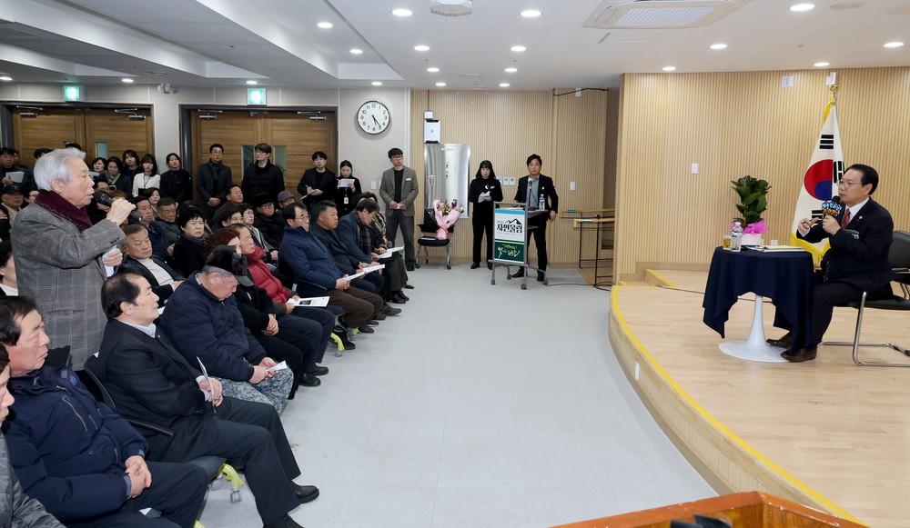 송인헌 괴산군수, 2026년도 읍·면순방 ‘군민과의 대화’ 마무리